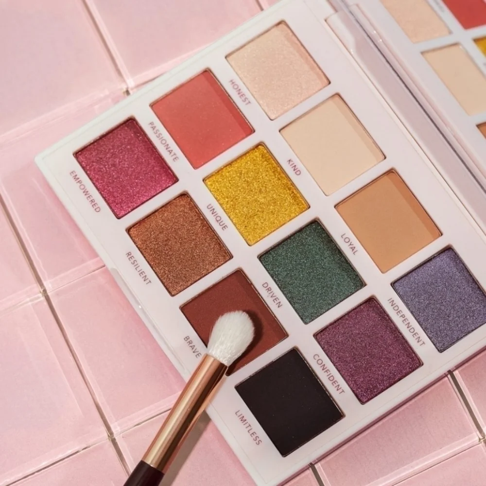 PERSONA COSMETICS IDENTITY TWO EYESHADOW PALETTE.